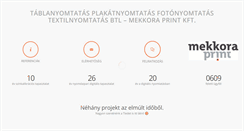 Desktop Screenshot of mekkoraprint.hu
